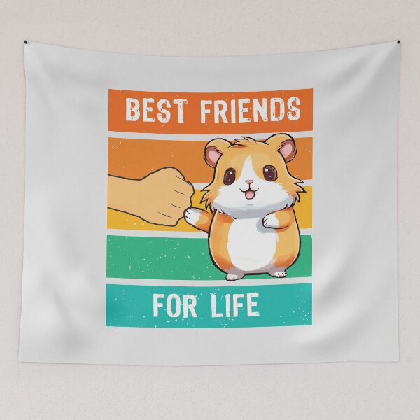 Item preview, Hamster Best Friends For Life Cute Kawaii Hamster designed and sold by stylesip.
