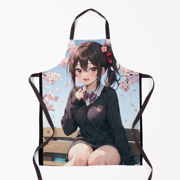 Item preview, Adorable Anime Girl Sitting Beneath Sakura Tree designed and sold by ByteyCreatives.