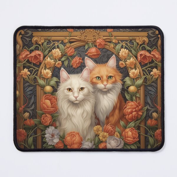 Item preview, Cats in Victorian Style Floral designed and sold by DiGi007.