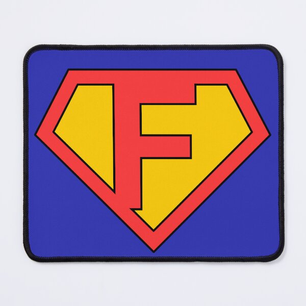 Item preview, Letter F | Super Letter | Red and Yellow designed and sold by Christiana-Art.