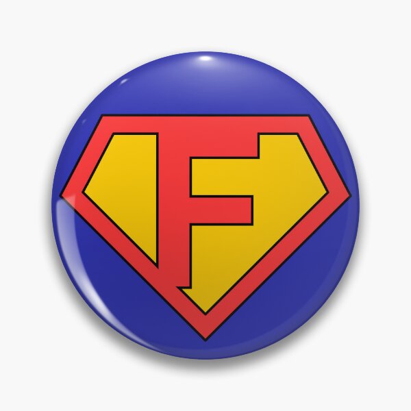 Item preview, Letter F | Super Letter | Red and Yellow designed and sold by Christiana-Art.