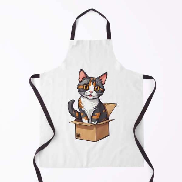 Item preview, Cool cat tortie art in box designed and sold by KorArtStudio.