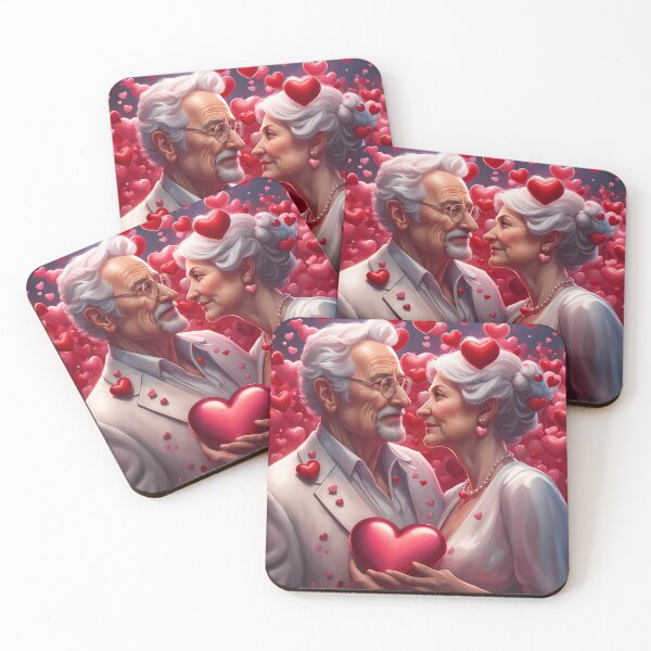 Item preview, Pensioners celebrating Valentines day designed and sold by Colin Bentham.