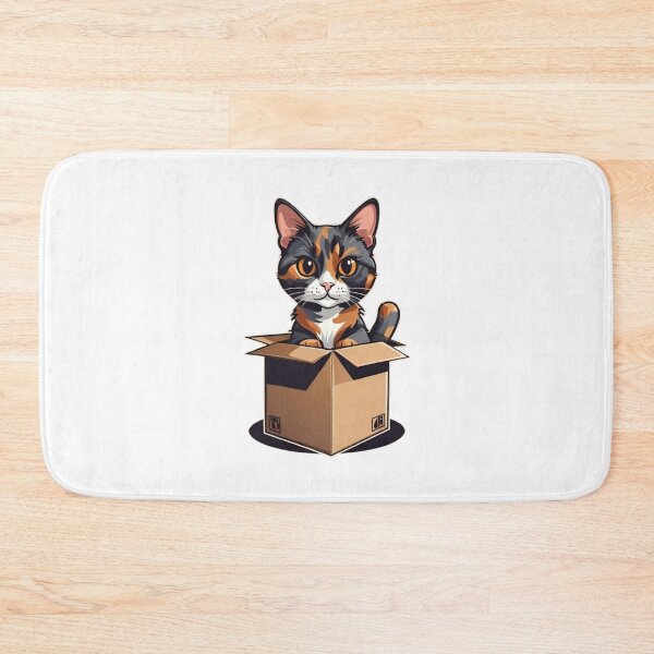 Item preview, Cat mom tortie in box designed and sold by KorArtStudio.