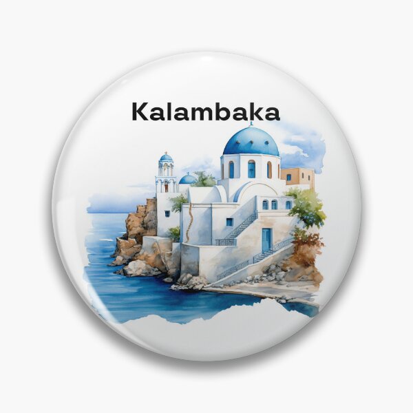 Item preview, Kalambaka Greece travel souvenir greece view designed and sold by Anna Sacha.