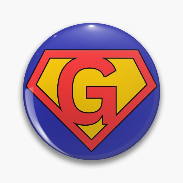 Item preview, Letter G | Super Letter | Red and Yellow designed and sold by Christiana-Art.