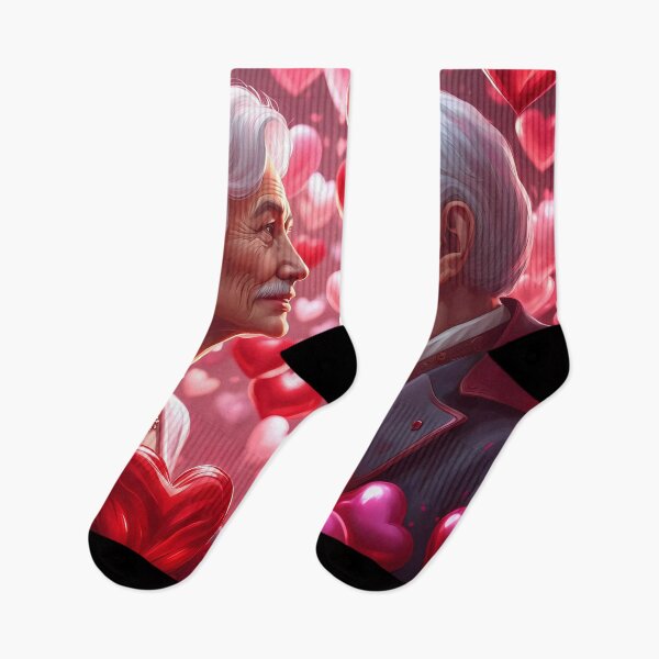 Item preview, Pensioners celebrating Valentines day designed and sold by Colin Bentham.