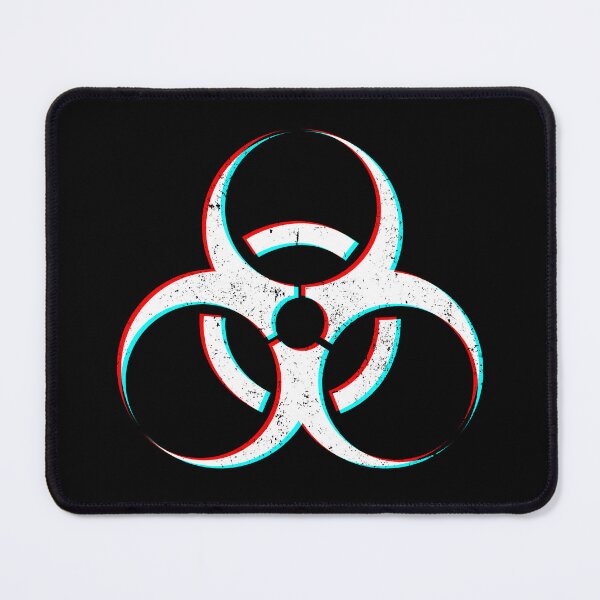 Item preview, Biohazard | HAZMAT Symbol - Chromadrift, Vintage designed and sold by Psyberspace.