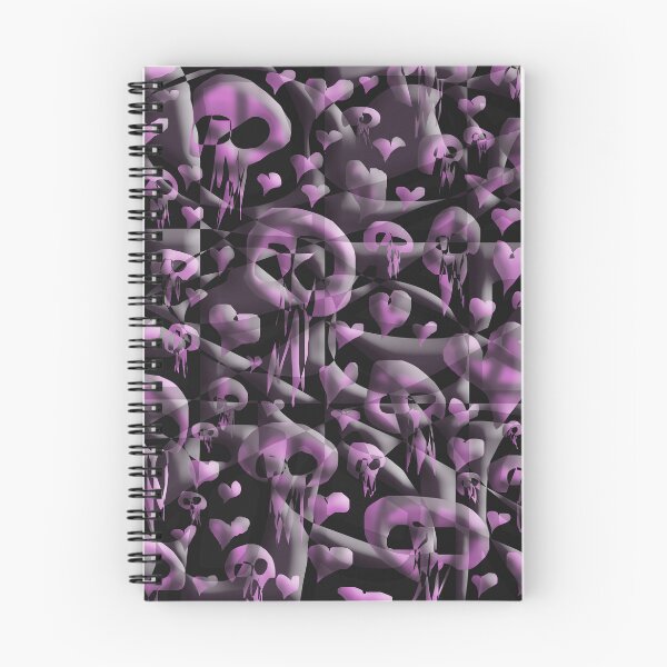 Item preview, Skulls and Hearts (Dark Pink) designed and sold by skullbal.