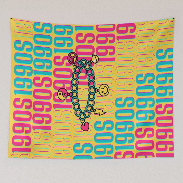 Item preview, 1990s retro design 23 - OG Yellow Background designed and sold by PunjabanJatti.