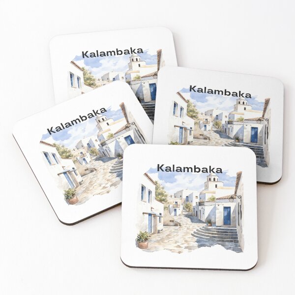 Item preview, Kalambaka Greece view landscape  designed and sold by Anna Sacha.