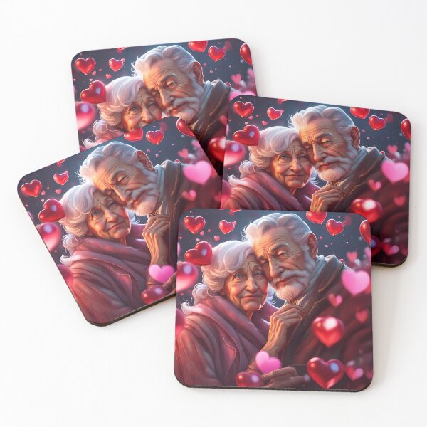 Item preview, Pensioners celebrating Valentines day designed and sold by Colin Bentham.
