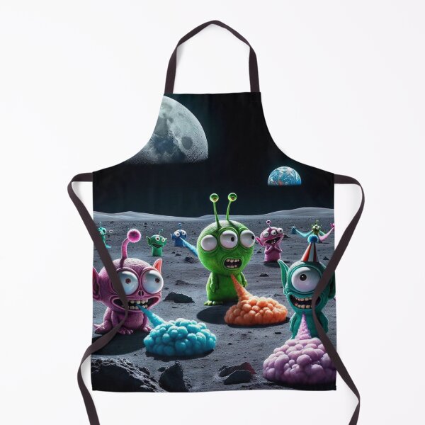 Item preview, Lunar Laughs Aliens Cutting the Cosmic Cheese designed and sold by Willyboy16.