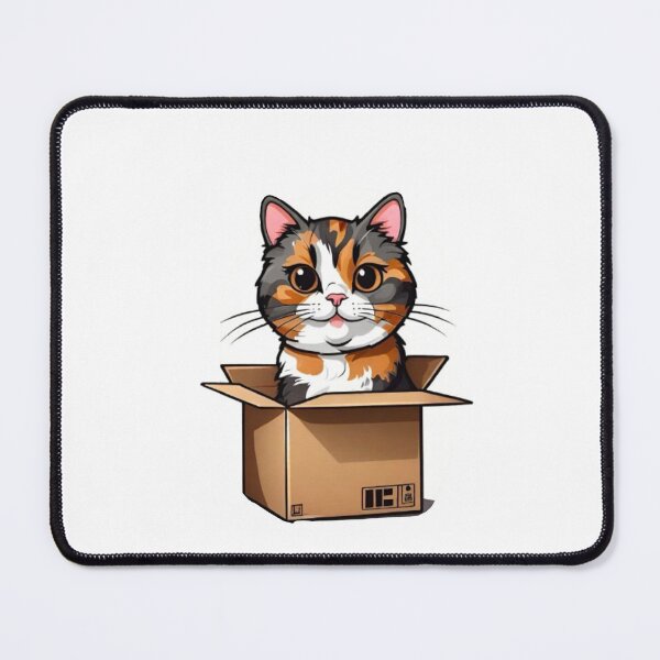 Item preview, Cool cat mom tortie in box designed and sold by KorArtStudio.