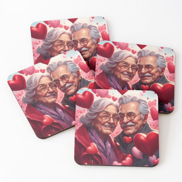 Item preview, Pensioners celebrating Valentines day designed and sold by Colin Bentham.