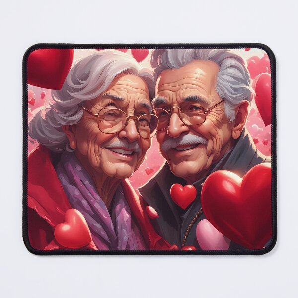 Item preview, Pensioners celebrating Valentines day designed and sold by Colin Bentham.