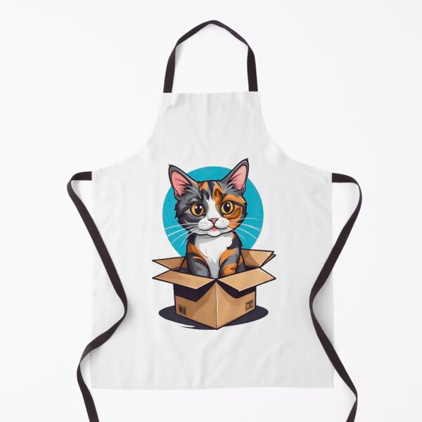 Item preview, Cute cat mom tortie art in box designed and sold by KorArtStudio.