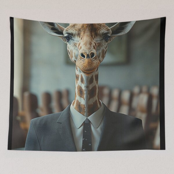 Item preview, Wall Street Banker Giraffe-Funny Stunning Amazing-C126 designed and sold by MPCFICTION.