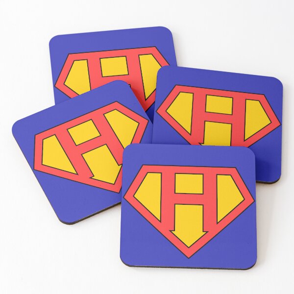 Item preview, Letter H | Super Letter | Red and Yellow designed and sold by Christiana-Art.