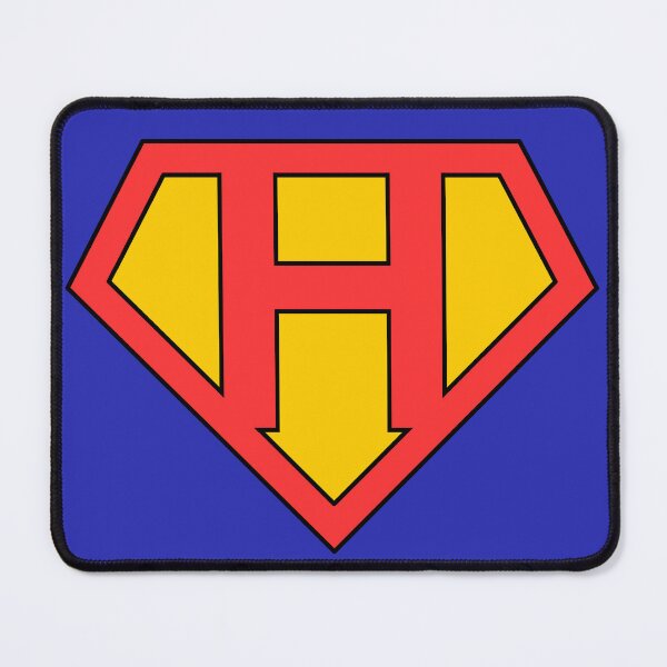 Item preview, Letter H | Super Letter | Red and Yellow designed and sold by Christiana-Art.