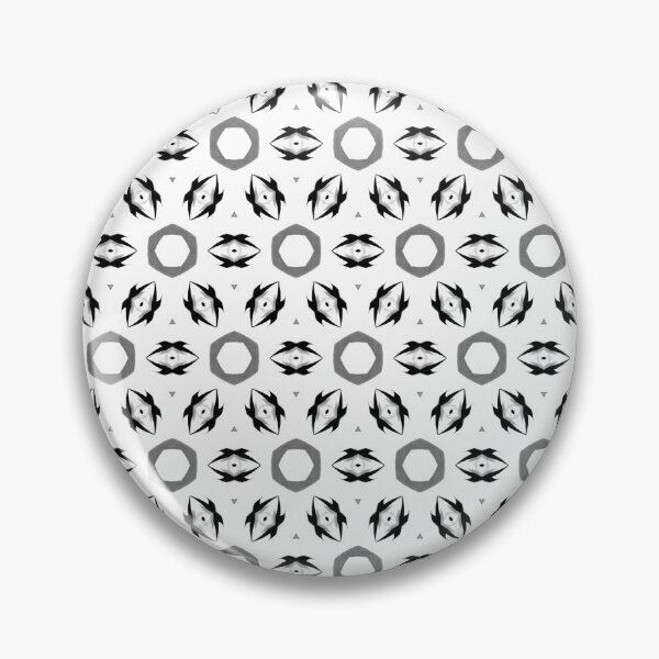 Item preview, Black & White Octagonal Flower Pattern, Abstract Designs, Unique Gifts, Digital Art Prints, Trendy Textiles, Seamless Patterns designed and sold by ATSCreationsZA.