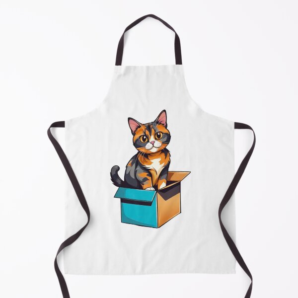 Item preview, Cool cat mom tortie art in box designed and sold by KorArtStudio.