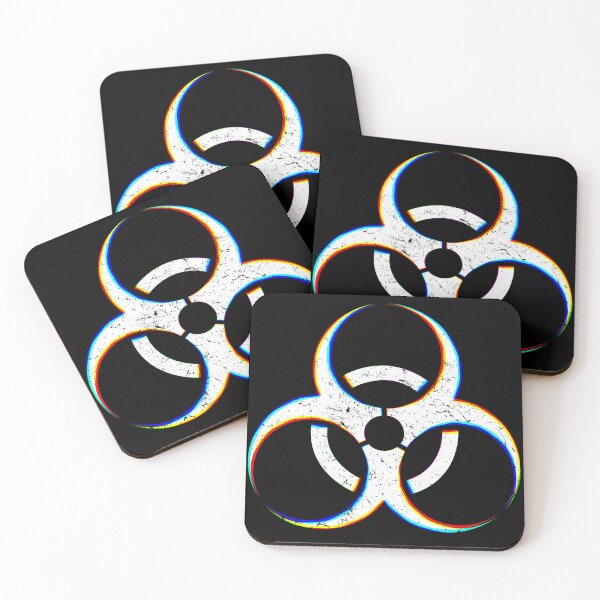 Item preview, Biohazard | HAZMAT Symbol - Chromadrift, Vintage designed and sold by Psyberspace.
