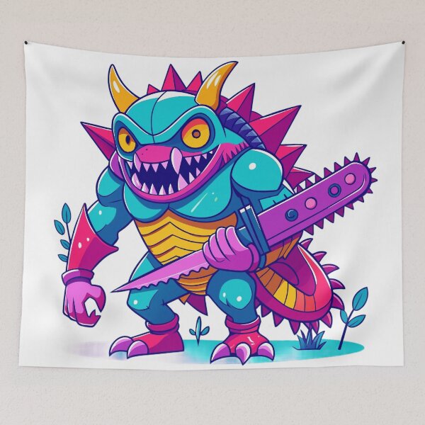 Item preview, monster with chainsaw designed and sold by Arextr.