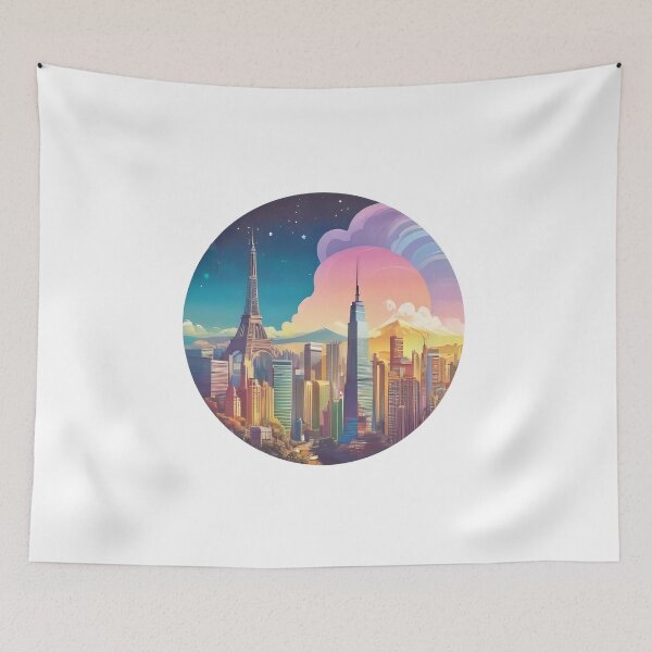 Item preview, City Lights in Gravitational Harmony (676) designed and sold by WASjourney.