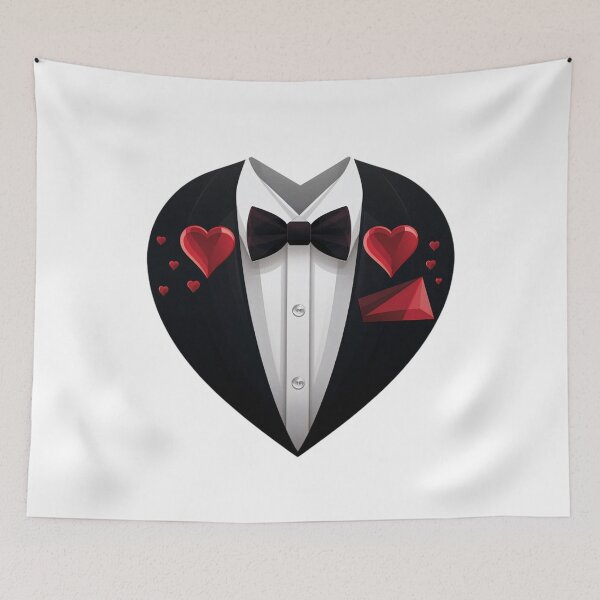 Item preview, Bow-tie Walentine's Day Retro Old School Special Gifts For Valentine's Day designed and sold by bunnyshopAW.
