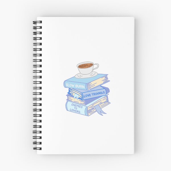 Item preview, Blue Romance Tropes as Pile of Books and Coffee 2 designed and sold by CorLeoniss.