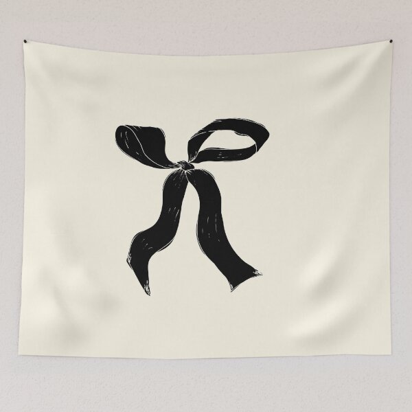 Item preview, Black bow designed and sold by marufemia.