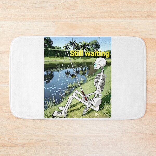 Item preview, Still waiting , like Skeleton fishing designed and sold by TuyaArts.
