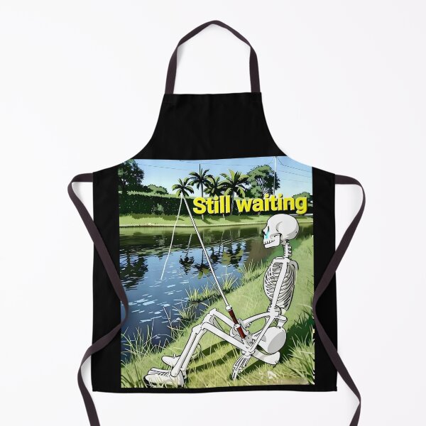 Item preview, Still waiting , like Skeleton fishing designed and sold by TuyaArts.
