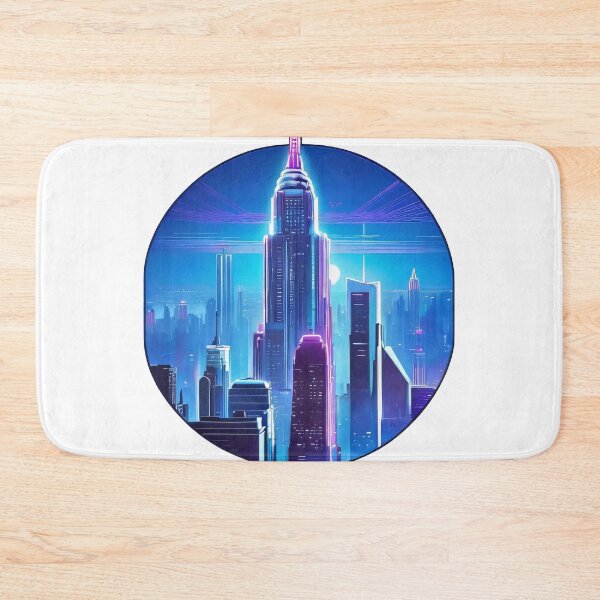 Item preview, Futuristic NYC Skylines (679) designed and sold by WASjourney.