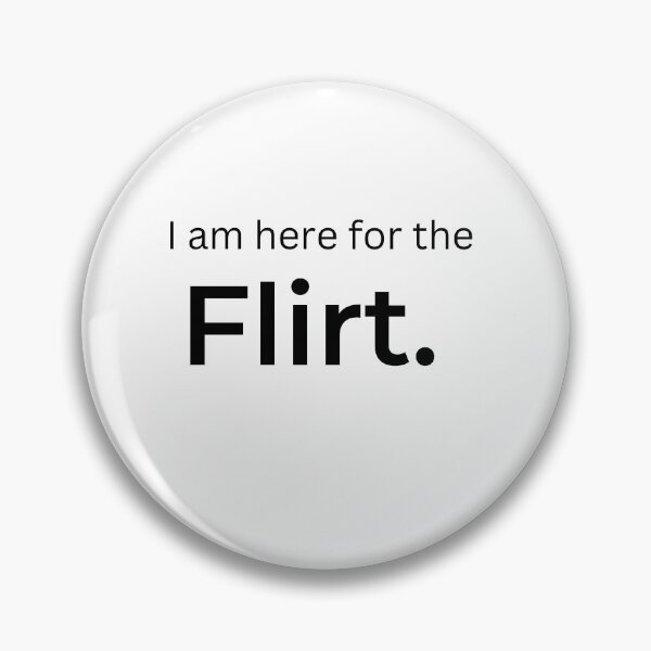 Artikelvorschau, Ich bin wegen des Flirts hier. (Weiß) entworfen und verkauft von ArtifyAvangard.