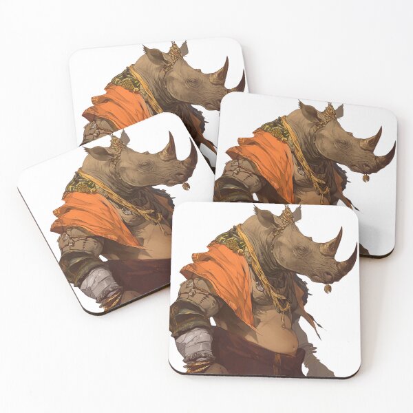 Item preview, Black Rhino ancient warrior  Endangered species designed and sold by SMARTKIT  DESIGNAGENCY.
