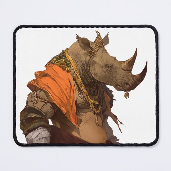 Item preview, Black Rhino ancient warrior  Endangered species designed and sold by SMARTKIT  DESIGNAGENCY.