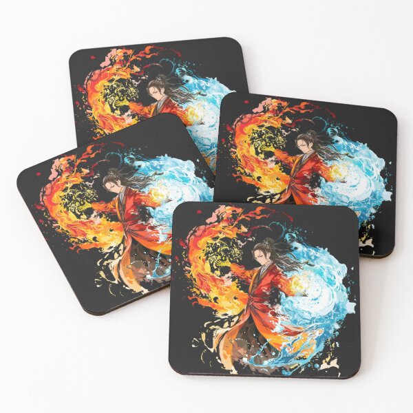Item preview, fire and water magic stiker designed and sold by Serkritter.