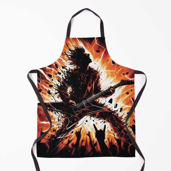 Item preview, Epic Guitarist Poster - Electrifying Stage Energy designed and sold by ByteyCreatives.
