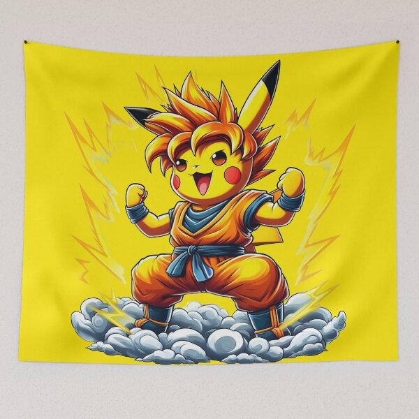 Item preview, electric cute yellow mouse transforms into super powerful space soldier designed and sold by PowerUpPalette.