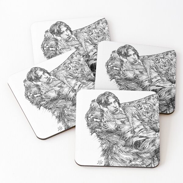 Item preview, OSCAR WILDE ink portrait .2 designed and sold by lautir.