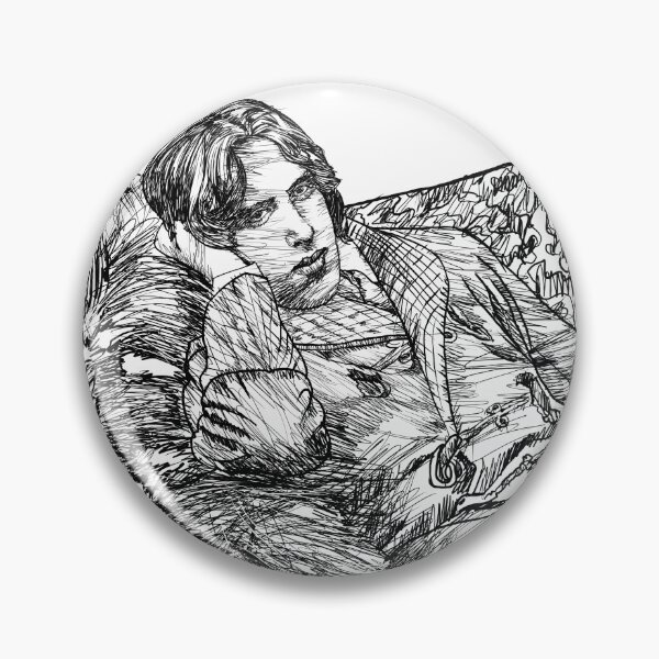 Item preview, OSCAR WILDE ink portrait .2 designed and sold by lautir.