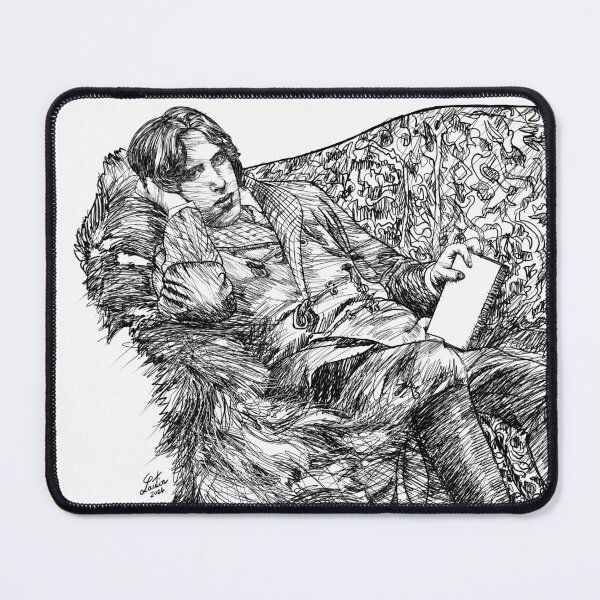 Item preview, OSCAR WILDE ink portrait .2 designed and sold by lautir.