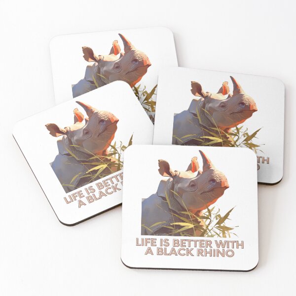 Item preview, Black Rhino Endangered species designed and sold by SMARTKIT  DESIGNAGENCY.
