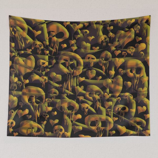 Item preview, Skulls and Hearts (Autumn) designed and sold by skullbal.