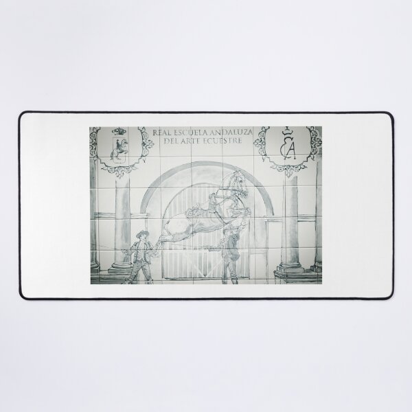 Item preview, Jerez Equestrian School Tiles Black and White designed and sold by eddiebarronshop.