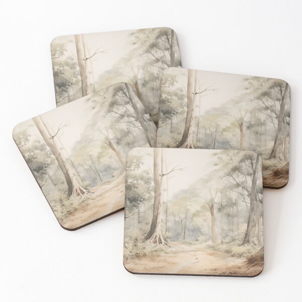 Item preview, Mystical Grove Pathway - watercolor  designed and sold by PigmentPulse.