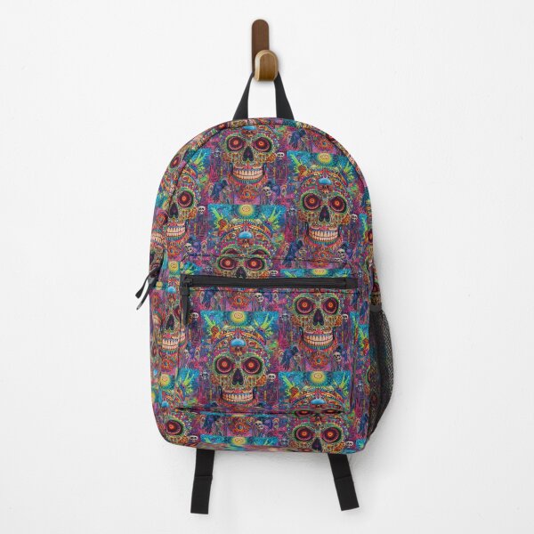 Item preview, Trippy South American Sacred Skull designed and sold by Psyberspace.