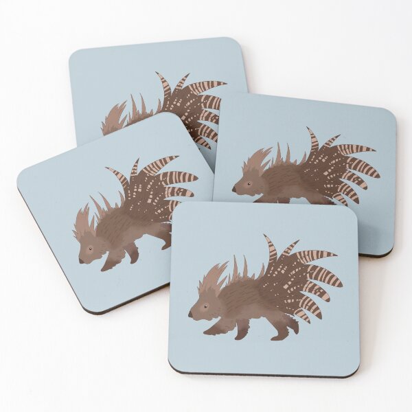 Item preview, spikey creatures designed and sold by papercreatyre.